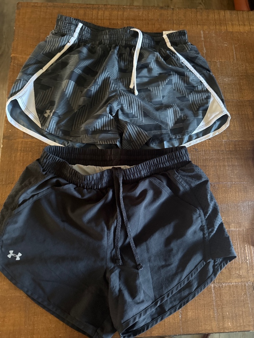 2 pair Under Armour Loose XS women’s athletic shorts